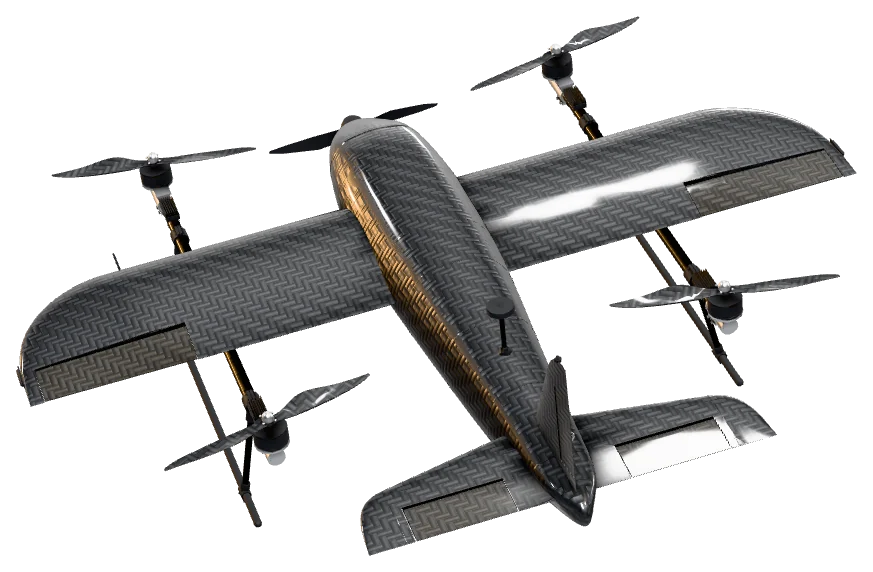 The ATIRA flying-wing VTOL (CAD)